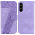 Custodia per telefono in pelle goffrata a sette forme, For Samsung Galaxy S25 FE 5G, For Samsung Galaxy S25 Edge 5G, For Samsung Galaxy S25 5G, For Samsung Galaxy S25+ 5G