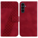Custodia per telefono in pelle goffrata a sette forme, For Samsung Galaxy S25 FE 5G, For Samsung Galaxy S25 Edge 5G, For Samsung Galaxy S25 5G, For Samsung Galaxy S25+ 5G