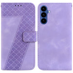 Custodia per telefono in pelle goffrata a sette forme, For Samsung Galaxy S26+ 5G, For Samsung Galaxy S26 Edge 5G, For Samsung Galaxy S26 Ultra 5G, For Samsung Galaxy S26 5G