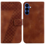 Custodia per telefono in pelle goffrata a sette forme, For Samsung Galaxy S26+ 5G, For Samsung Galaxy S26 Edge 5G, For Samsung Galaxy S26 Ultra 5G, For Samsung Galaxy S26 5G