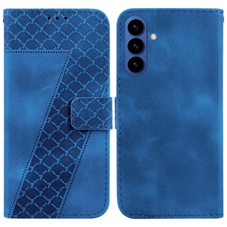 Custodia per telefono in pelle goffrata a sette forme, For Samsung Galaxy S26+ 5G, For Samsung Galaxy S26 Edge 5G, For Samsung Galaxy S26 Ultra 5G, For Samsung Galaxy S26 5G