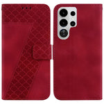 Custodia per telefono in pelle goffrata a sette forme, For Samsung Galaxy S26+ 5G, For Samsung Galaxy S26 Edge 5G, For Samsung Galaxy S26 Ultra 5G, For Samsung Galaxy S26 5G