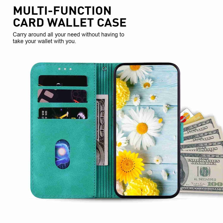 Custodia per telefono in pelle goffrata Giglio, For Samsung Galaxy S25+ 5G, For Samsung Galaxy S25 Ultra 5G, For Samsung Galaxy S24 FE 5G