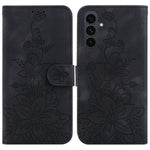 Custodia per telefono in pelle goffrata Giglio, For Samsung Galaxy S26 5G, For Samsung Galaxy S25 FE 5G, For Samsung Galaxy S25 Edge 5G, For Samsung Galaxy S25 5G