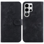 Custodia per telefono in pelle goffrata Giglio, For Galaxy S26 FE 5G, For Samsung Galaxy S26+ 5G, For Samsung Galaxy S26 Edge 5G, For Samsung Galaxy S26 Ultra 5G