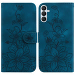 Custodia per telefono in pelle goffrata Giglio, For Galaxy S26 FE 5G, For Samsung Galaxy S26+ 5G, For Samsung Galaxy S26 Edge 5G, For Samsung Galaxy S26 Ultra 5G
