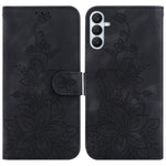 Custodia per telefono in pelle goffrata Giglio, For Galaxy S26 FE 5G, For Samsung Galaxy S26+ 5G, For Samsung Galaxy S26 Edge 5G, For Samsung Galaxy S26 Ultra 5G