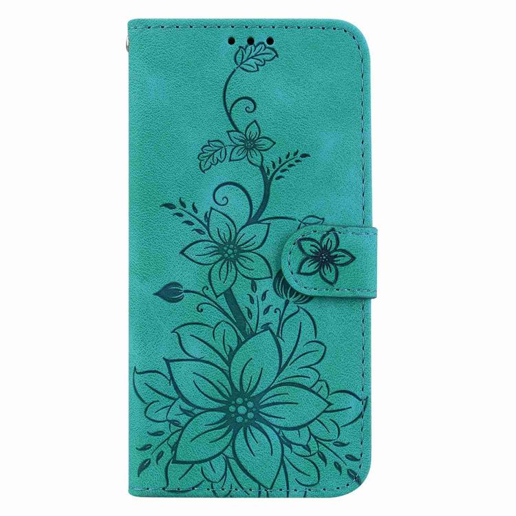 Custodia per telefono in pelle goffrata Giglio, For Galaxy S26 FE 5G, For Samsung Galaxy S26+ 5G, For Samsung Galaxy S26 Edge 5G, For Samsung Galaxy S26 Ultra 5G