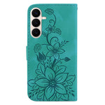 Custodia per telefono in pelle goffrata Giglio, For Galaxy S26 FE 5G, For Samsung Galaxy S26+ 5G, For Samsung Galaxy S26 Edge 5G, For Samsung Galaxy S26 Ultra 5G