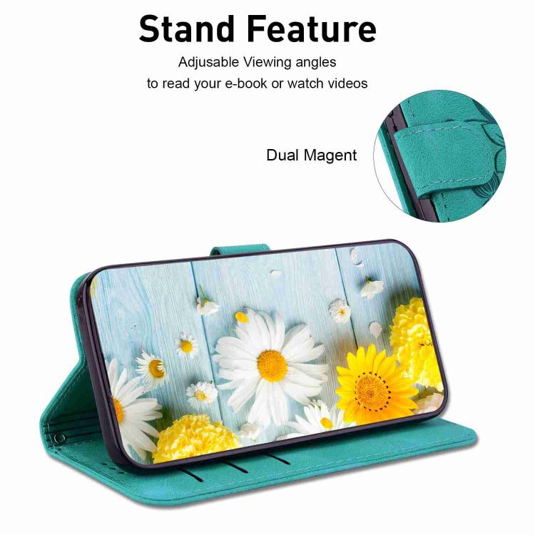 Custodia per telefono in pelle goffrata Giglio, For Galaxy S26 FE 5G, For Samsung Galaxy S26+ 5G, For Samsung Galaxy S26 Edge 5G, For Samsung Galaxy S26 Ultra 5G