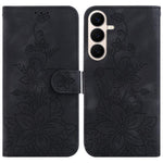 Custodia per telefono in pelle goffrata Giglio, For Galaxy S26 FE 5G, For Samsung Galaxy S26+ 5G, For Samsung Galaxy S26 Edge 5G, For Samsung Galaxy S26 Ultra 5G