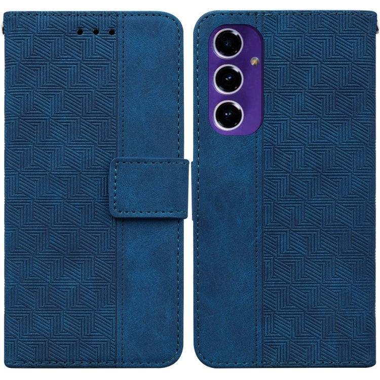 Custodia per telefono in pelle goffrata geometrica, For Samsung Galaxy S25 Ultra 5G, For Samsung Galaxy S24 FE 5G
