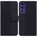 Custodia per telefono in pelle goffrata geometrica, For Samsung Galaxy S25 Ultra 5G, For Samsung Galaxy S24 FE 5G