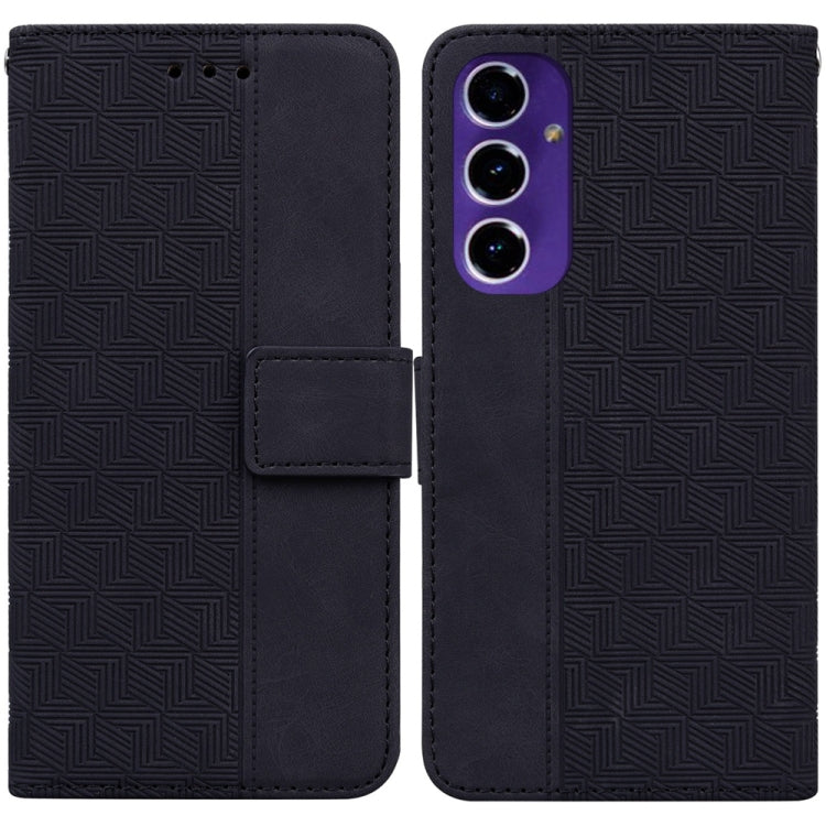 Custodia per telefono in pelle goffrata geometrica, For Samsung Galaxy S25 Ultra 5G, For Samsung Galaxy S24 FE 5G