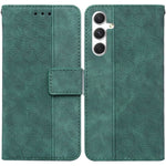 Custodia per telefono in pelle goffrata geometrica, For Samsung Galaxy S25 FE 5G, For Samsung Galaxy S25 Edge 5G, For Samsung Galaxy S25 5G, For Samsung Galaxy S25+ 5G