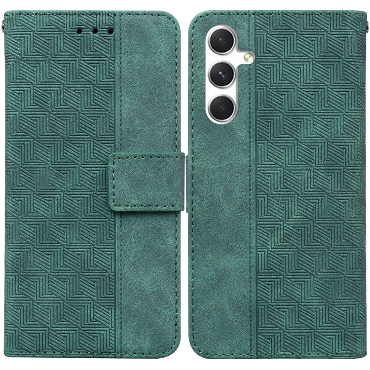 Custodia per telefono in pelle goffrata geometrica, For Samsung Galaxy S25 FE 5G, For Samsung Galaxy S25 Edge 5G, For Samsung Galaxy S25 5G, For Samsung Galaxy S25+ 5G