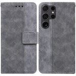 Custodia per telefono in pelle goffrata geometrica, For Samsung Galaxy S25 Ultra 5G, For Samsung Galaxy S24 FE 5G