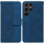 Custodia per telefono in pelle goffrata geometrica, For Samsung Galaxy S25 Ultra 5G, For Samsung Galaxy S24 FE 5G