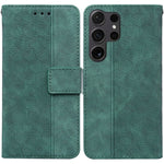Custodia per telefono in pelle goffrata geometrica, For Samsung Galaxy S25 Ultra 5G, For Samsung Galaxy S24 FE 5G
