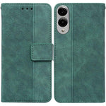 Custodia per telefono in pelle goffrata geometrica, For Samsung Galaxy S25 FE 5G, For Samsung Galaxy S25 Edge 5G, For Samsung Galaxy S25 5G, For Samsung Galaxy S25+ 5G