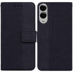 Custodia per telefono in pelle goffrata geometrica, For Samsung Galaxy S25 FE 5G, For Samsung Galaxy S25 Edge 5G, For Samsung Galaxy S25 5G, For Samsung Galaxy S25+ 5G