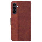 Custodia per telefono in pelle goffrata geometrica, For Samsung Galaxy S25 FE 5G, For Samsung Galaxy S25 Edge 5G, For Samsung Galaxy S25 5G, For Samsung Galaxy S25+ 5G