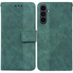 Custodia per telefono in pelle goffrata geometrica, For Samsung Galaxy S25 FE 5G, For Samsung Galaxy S25 Edge 5G, For Samsung Galaxy S25 5G, For Samsung Galaxy S25+ 5G