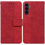 Custodia per telefono in pelle goffrata geometrica, For Samsung Galaxy S25 FE 5G, For Samsung Galaxy S25 Edge 5G, For Samsung Galaxy S25 5G, For Samsung Galaxy S25+ 5G