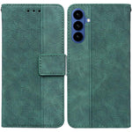 Custodia per telefono in pelle goffrata geometrica, For Samsung Galaxy S26+ 5G, For Samsung Galaxy S26 Edge 5G, For Samsung Galaxy S26 Ultra 5G, For Samsung Galaxy S26 5G