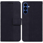 Custodia per telefono in pelle goffrata geometrica, For Samsung Galaxy S26+ 5G, For Samsung Galaxy S26 Edge 5G, For Samsung Galaxy S26 Ultra 5G, For Samsung Galaxy S26 5G