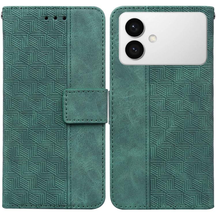 Custodia per telefono in pelle goffrata geometrica, For Samsung Galaxy S26+ 5G, For Samsung Galaxy S26 Edge 5G, For Samsung Galaxy S26 Ultra 5G, For Samsung Galaxy S26 5G