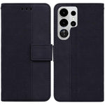 Custodia per telefono in pelle goffrata geometrica, For Samsung Galaxy S26+ 5G, For Samsung Galaxy S26 Edge 5G, For Samsung Galaxy S26 Ultra 5G, For Samsung Galaxy S26 5G