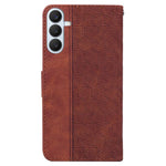 Custodia per telefono in pelle goffrata geometrica, For Samsung Galaxy S26+ 5G, For Samsung Galaxy S26 Edge 5G, For Samsung Galaxy S26 Ultra 5G, For Samsung Galaxy S26 5G