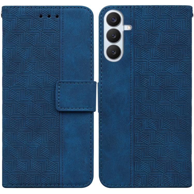Custodia per telefono in pelle goffrata geometrica, For Samsung Galaxy S26+ 5G, For Samsung Galaxy S26 Edge 5G, For Samsung Galaxy S26 Ultra 5G, For Samsung Galaxy S26 5G