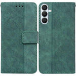 Custodia per telefono in pelle goffrata geometrica, For Samsung Galaxy S26+ 5G, For Samsung Galaxy S26 Edge 5G, For Samsung Galaxy S26 Ultra 5G, For Samsung Galaxy S26 5G