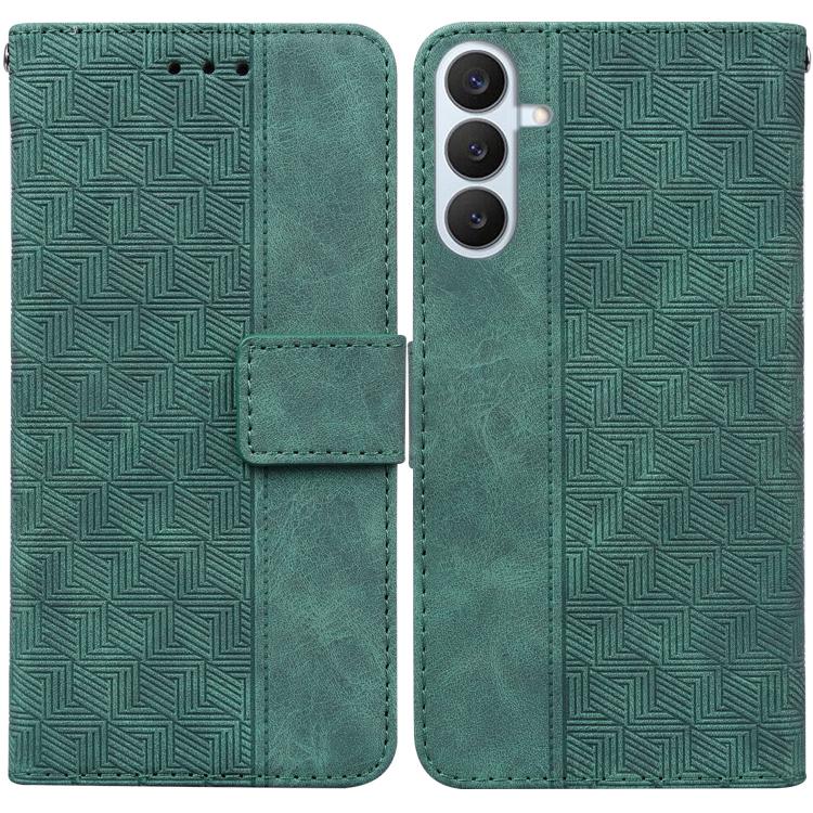 Custodia per telefono in pelle goffrata geometrica, For Samsung Galaxy S26+ 5G, For Samsung Galaxy S26 Edge 5G, For Samsung Galaxy S26 Ultra 5G, For Samsung Galaxy S26 5G