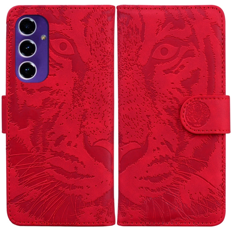 Custodia per cellulare in pelle con motivo tigre in rilievo, For Samsung Galaxy S25 Ultra 5G, For Samsung Galaxy S24 FE 5G