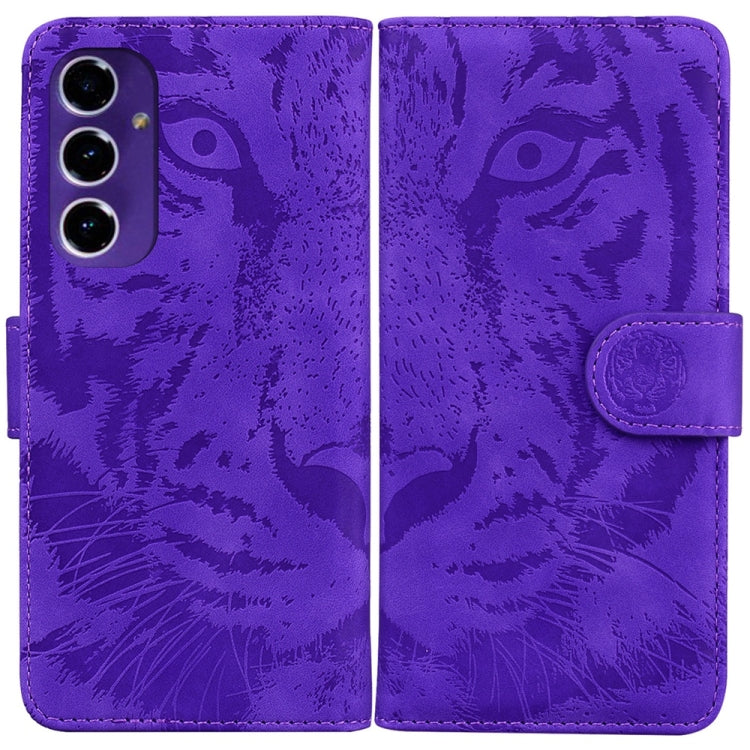 Custodia per cellulare in pelle con motivo tigre in rilievo, For Samsung Galaxy S25 Ultra 5G, For Samsung Galaxy S24 FE 5G