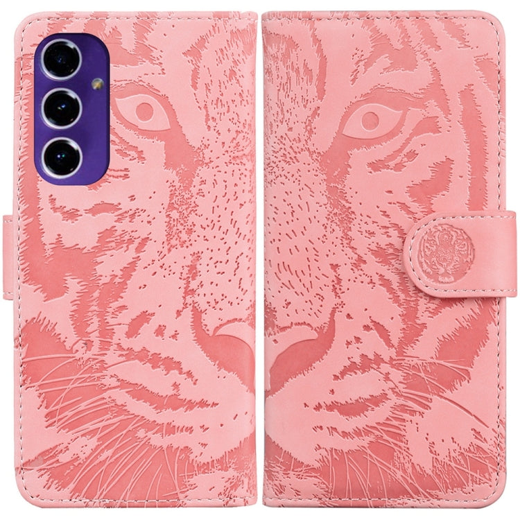 Custodia per cellulare in pelle con motivo tigre in rilievo, For Samsung Galaxy S25 Ultra 5G, For Samsung Galaxy S24 FE 5G