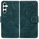 Custodia per cellulare in pelle con motivo tigre in rilievo, For Samsung Galaxy S25 FE 5G, For Samsung Galaxy S25 Edge 5G, For Samsung Galaxy S25 5G, For Samsung Galaxy S25+ 5G