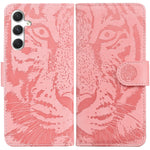 Custodia per cellulare in pelle con motivo tigre in rilievo, For Samsung Galaxy S25 FE 5G, For Samsung Galaxy S25 Edge 5G, For Samsung Galaxy S25 5G, For Samsung Galaxy S25+ 5G