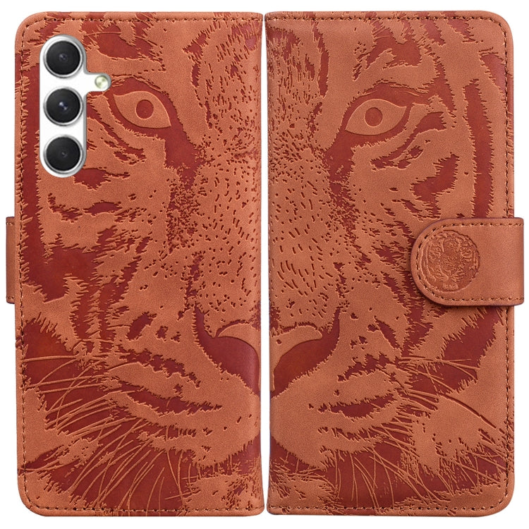Custodia per cellulare in pelle con motivo tigre in rilievo, For Samsung Galaxy S25 FE 5G, For Samsung Galaxy S25 Edge 5G, For Samsung Galaxy S25 5G, For Samsung Galaxy S25+ 5G