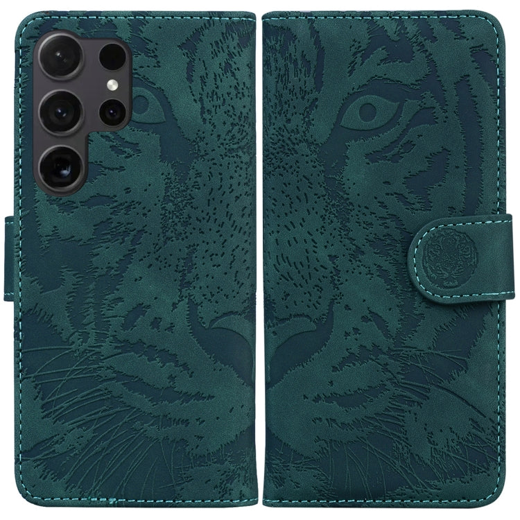 Custodia per cellulare in pelle con motivo tigre in rilievo, For Samsung Galaxy S25 Ultra 5G, For Samsung Galaxy S24 FE 5G