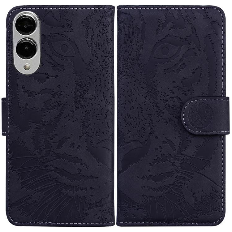 Custodia per cellulare in pelle con motivo tigre in rilievo, For Samsung Galaxy S25 FE 5G, For Samsung Galaxy S25 Edge 5G, For Samsung Galaxy S25 5G, For Samsung Galaxy S25+ 5G