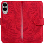 Custodia per cellulare in pelle con motivo tigre in rilievo, For Samsung Galaxy S25 FE 5G, For Samsung Galaxy S25 Edge 5G, For Samsung Galaxy S25 5G, For Samsung Galaxy S25+ 5G