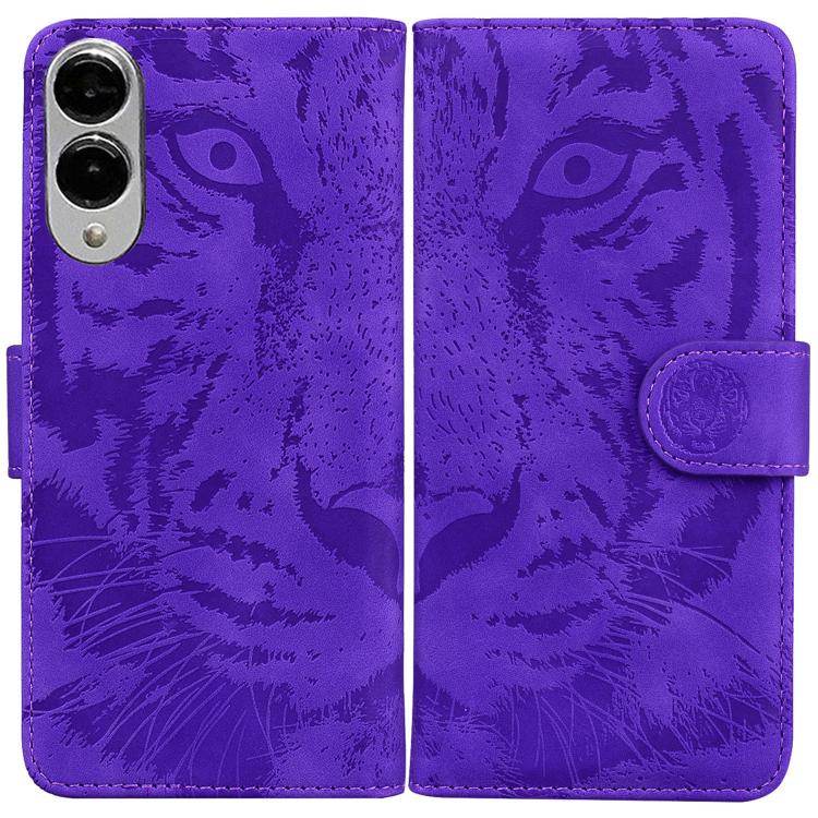 Custodia per cellulare in pelle con motivo tigre in rilievo, For Samsung Galaxy S25 FE 5G, For Samsung Galaxy S25 Edge 5G, For Samsung Galaxy S25 5G, For Samsung Galaxy S25+ 5G