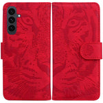 Custodia per cellulare in pelle con motivo tigre in rilievo, For Samsung Galaxy S25 FE 5G, For Samsung Galaxy S25 Edge 5G, For Samsung Galaxy S25 5G, For Samsung Galaxy S25+ 5G