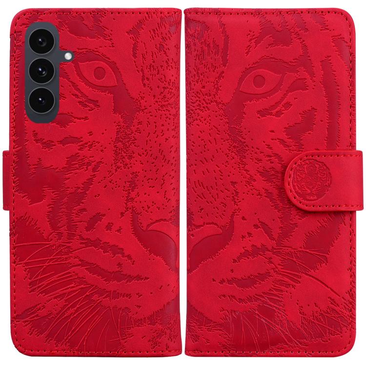 Custodia per cellulare in pelle con motivo tigre in rilievo, For Samsung Galaxy S25 FE 5G, For Samsung Galaxy S25 Edge 5G, For Samsung Galaxy S25 5G, For Samsung Galaxy S25+ 5G