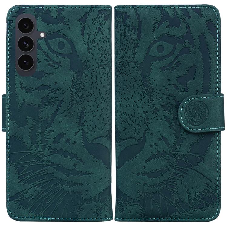 Custodia per cellulare in pelle con motivo tigre in rilievo, For Samsung Galaxy S25 FE 5G, For Samsung Galaxy S25 Edge 5G, For Samsung Galaxy S25 5G, For Samsung Galaxy S25+ 5G