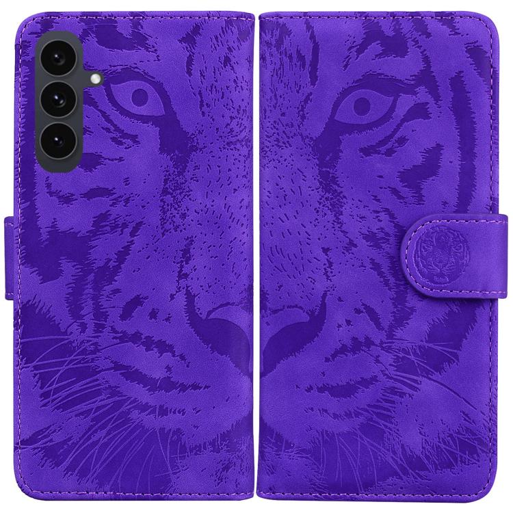 Custodia per cellulare in pelle con motivo tigre in rilievo, For Samsung Galaxy S25 FE 5G, For Samsung Galaxy S25 Edge 5G, For Samsung Galaxy S25 5G, For Samsung Galaxy S25+ 5G